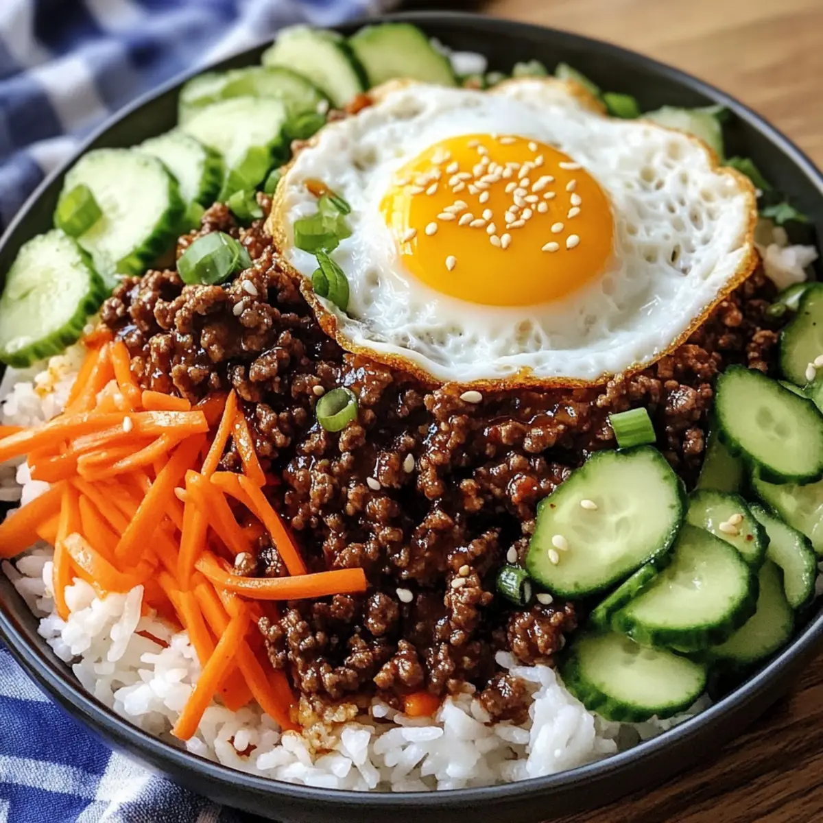 Koreanische Hackfleischschalen