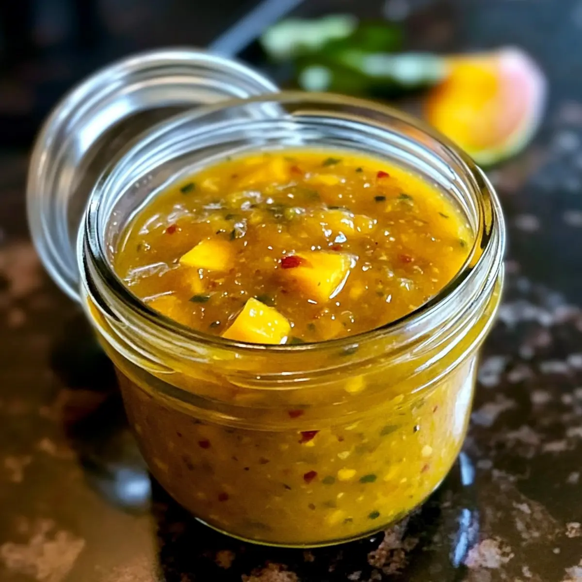 Mango-Habanero-Honig-Knoblauchsoße für jeden Anlass 3 Mango Habanero Honey Garlic Sauce m1sh5w
