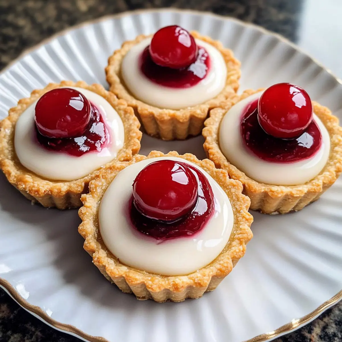Mini-Kirsch-Bakewell-Tartlets