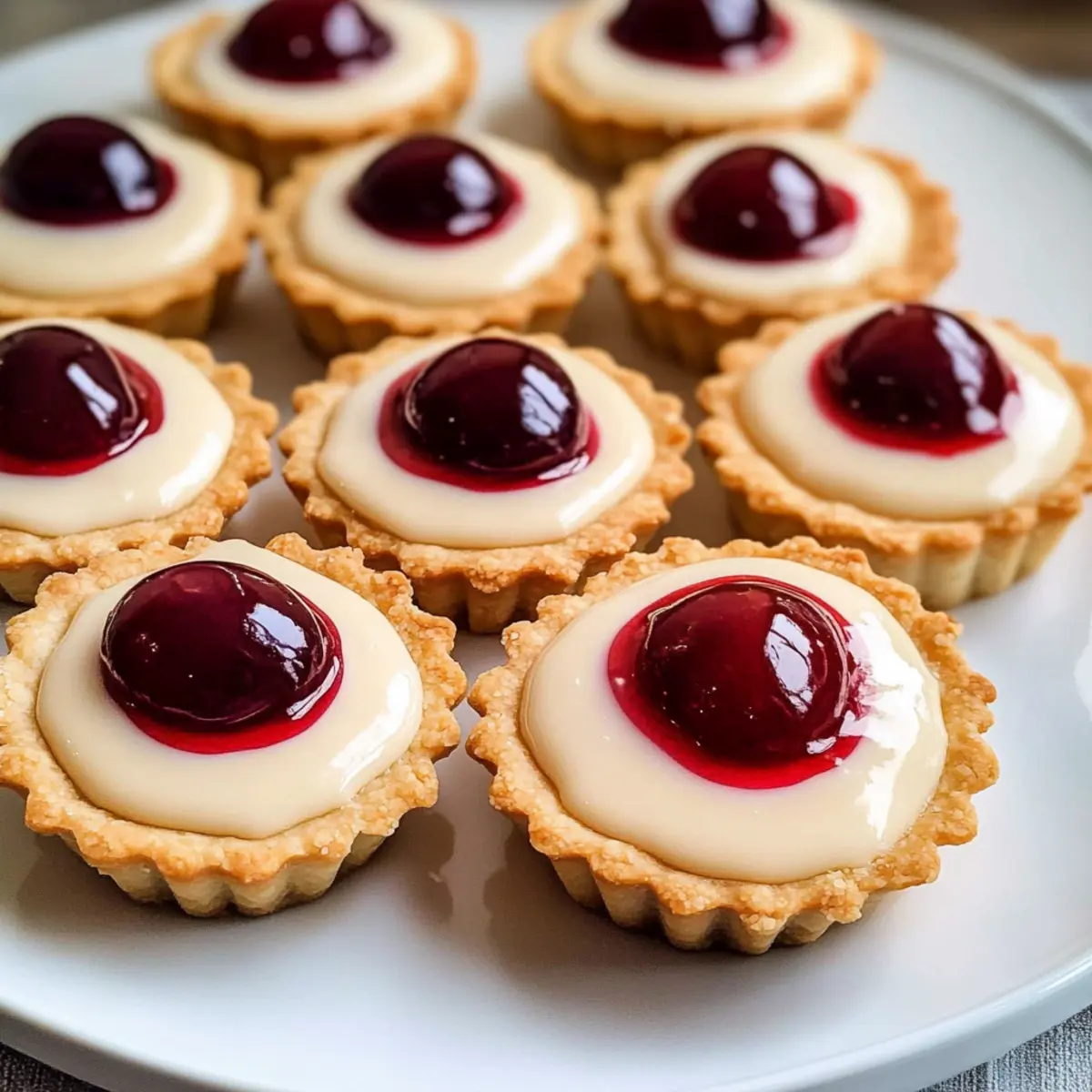 Mini Cherry Bakewell Tartlets mqlavd