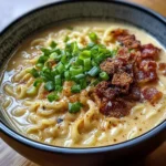 Sapporo-Curry-Ramen mit knusprigem Hühnchen liebevoll zubereitet