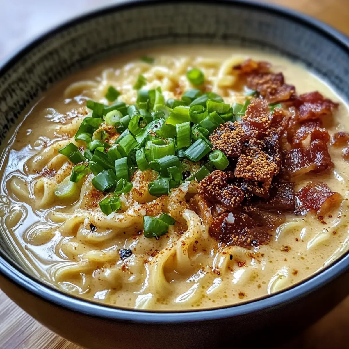 Miso Ramen Carbonara