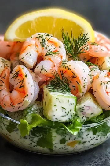 Nordischer Garnelensalat