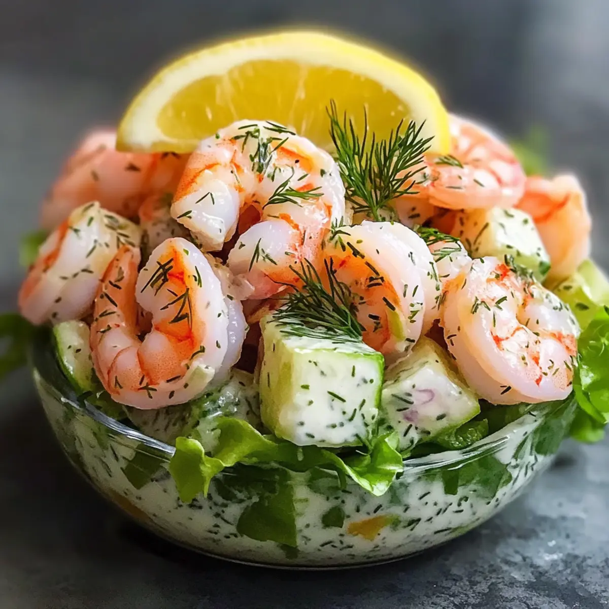 Nordischer Garnelensalat