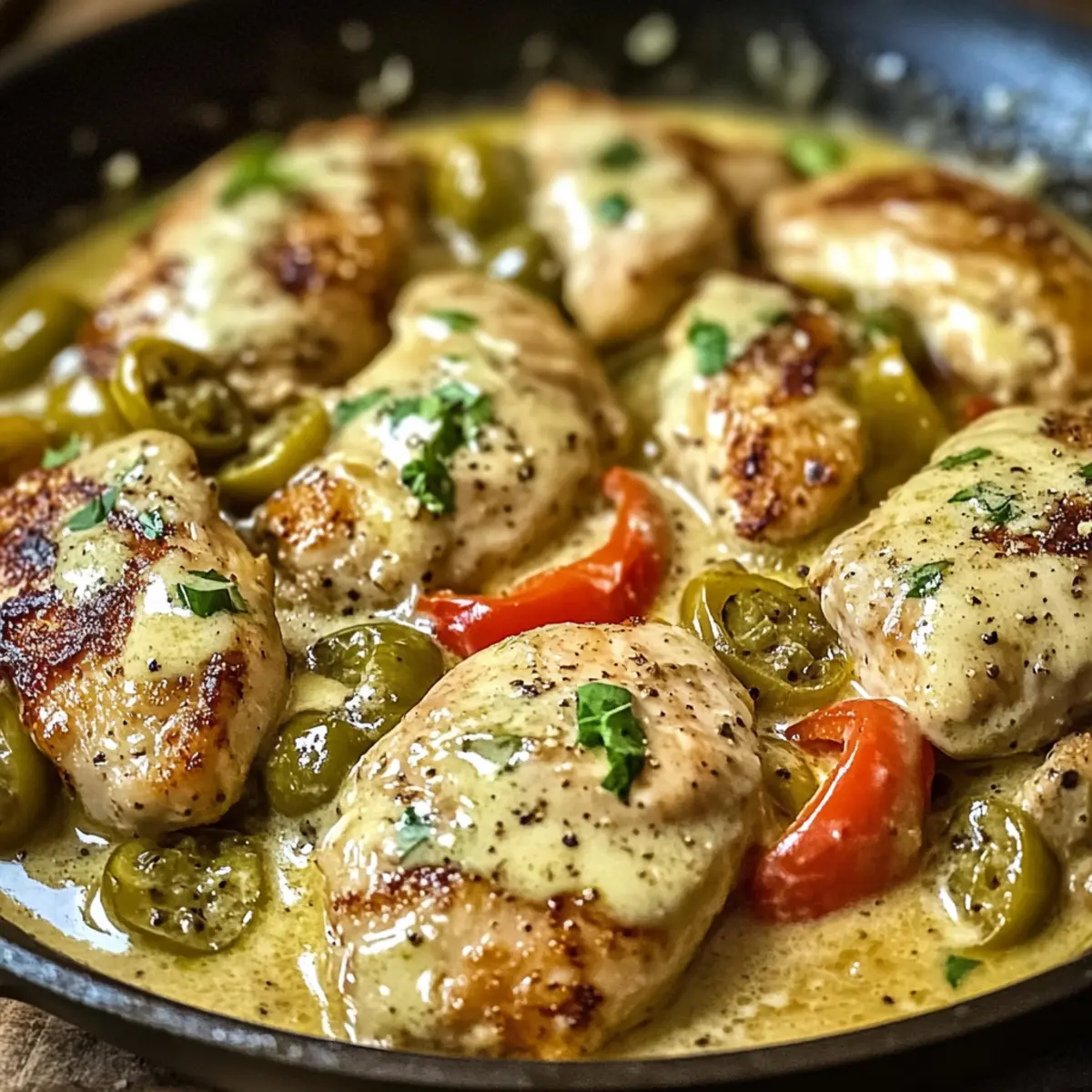 Pepperoncini Chicken Skillet Recipe nq2wfi