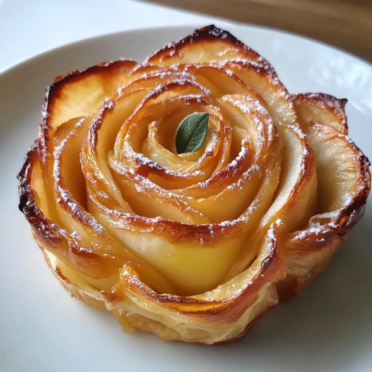 Puff Pastry Apple Roses Recipe on9fug