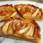 Camembert Kartoffel Blätterteig Häppchen mit Honig