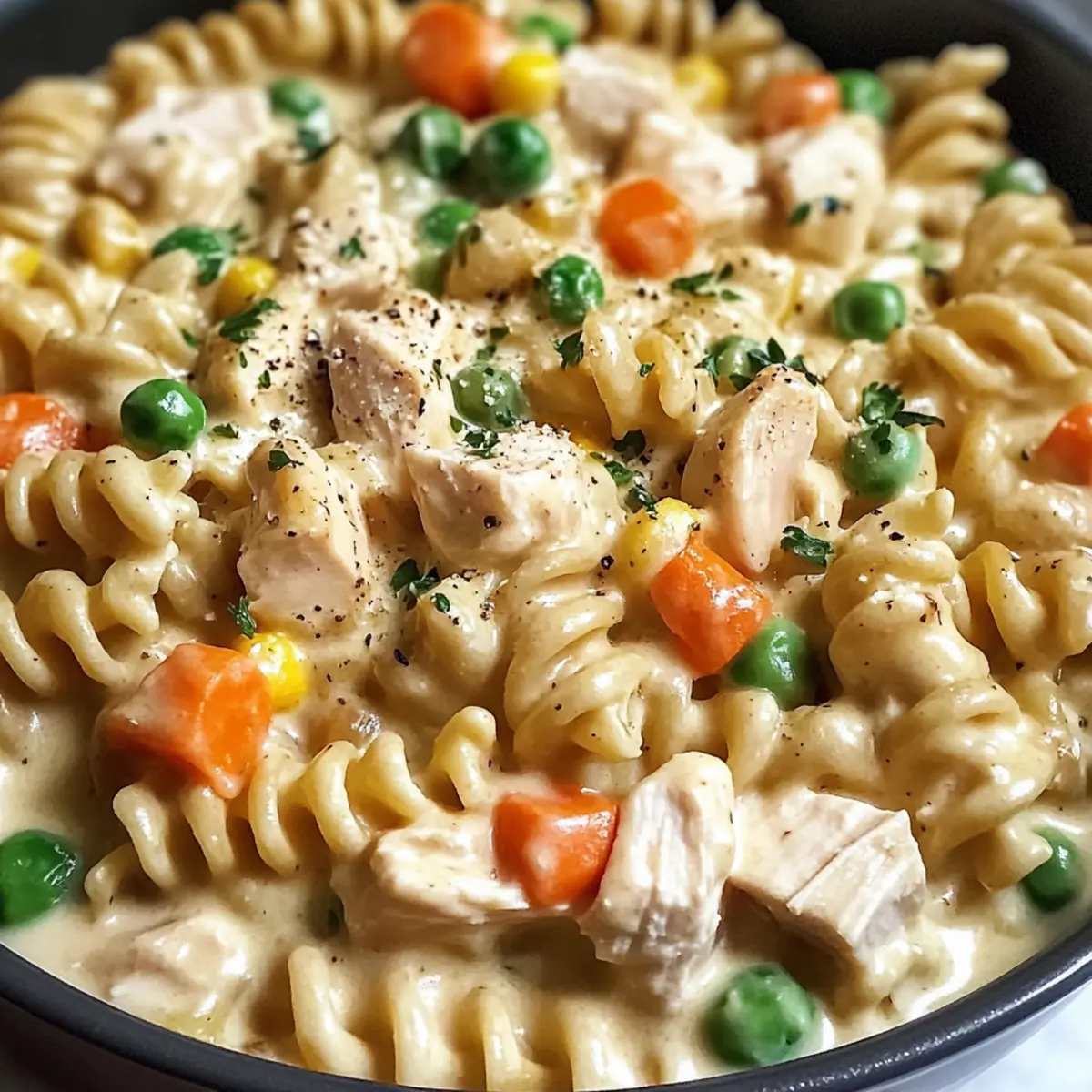 Quick Chicken Pot Pie Pasta Recipe hqnzhb
