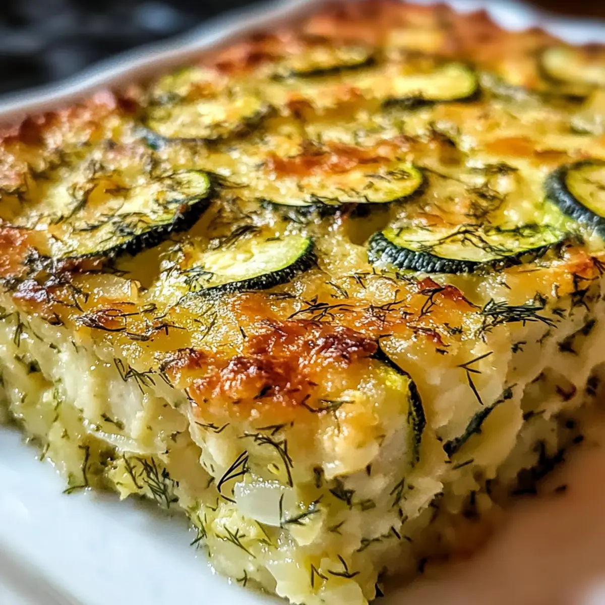 Einfache Zucchini-Dill-Auflauf Rezept