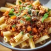 Schmortopf Hühnchen Bolognese Pasta
