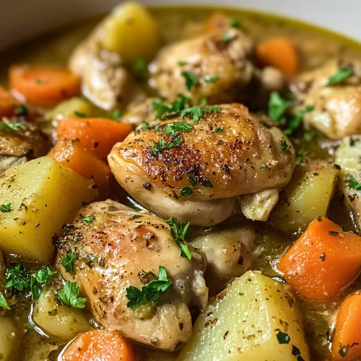 Slow Cooker White Wine Chicken Stew d3bpue