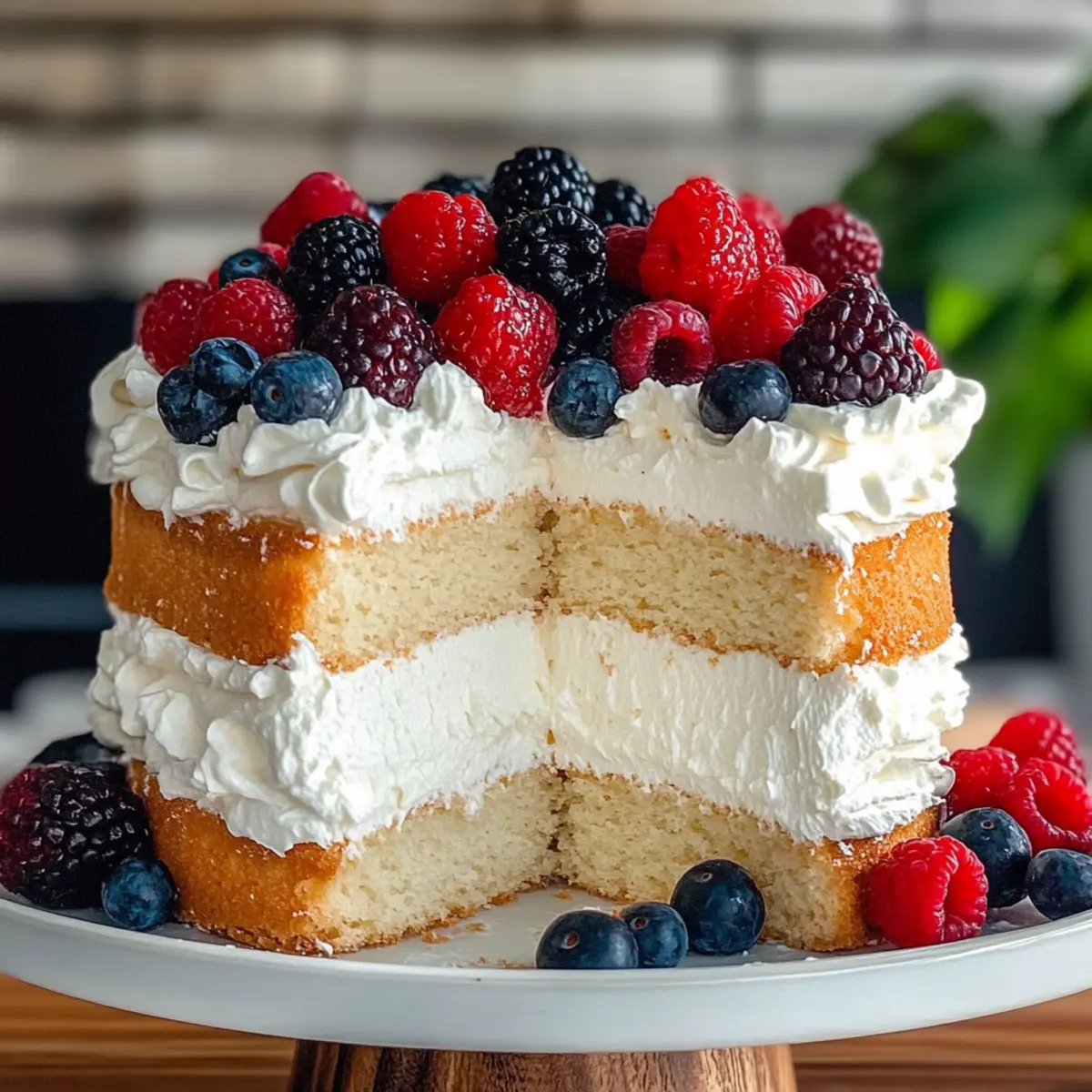 Smash-Kuchen für den ersten Geburtstag mit Beeren 4 Smash Cake r4ycqs