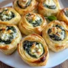 Spanakopita Blätterteig Drehbissen Rezept