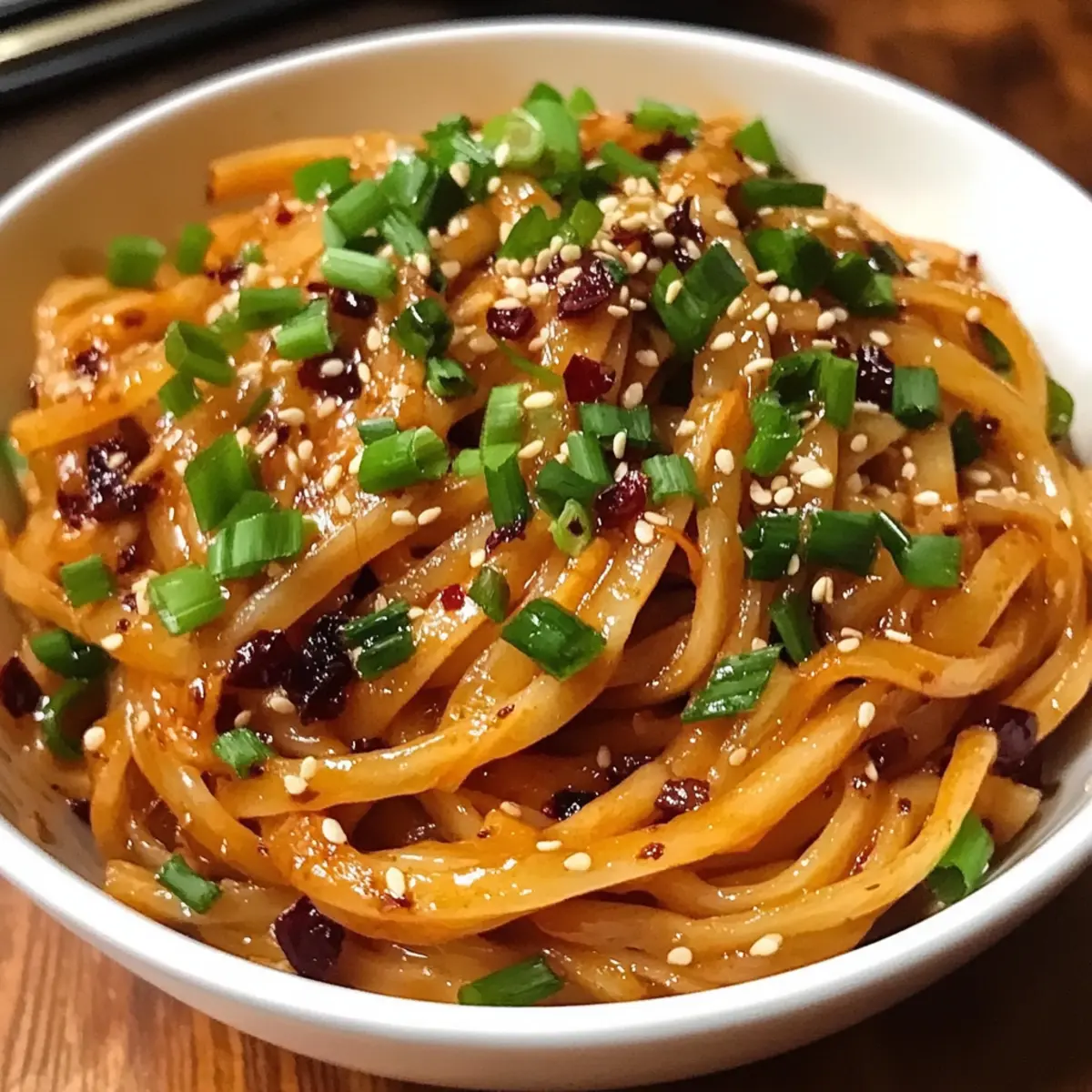 Spicy Garlic Chili Noodles jnbfew