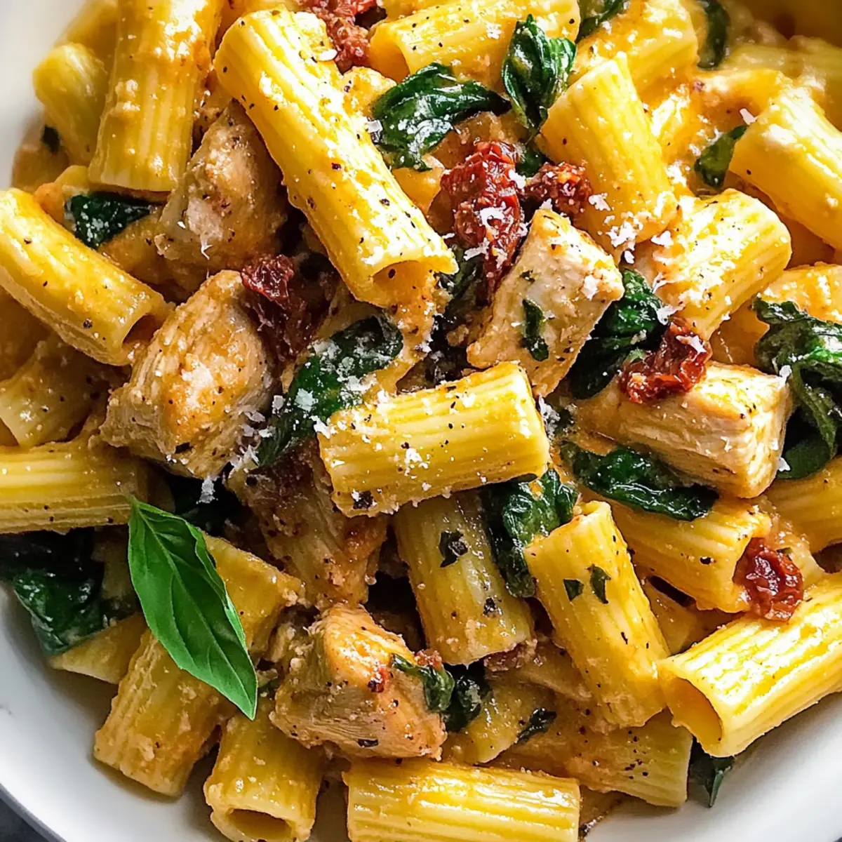 Spicy Tuscan Chicken Pasta Recipe g53ha0