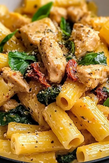 Scharfe toskanische Hähnchenpasta Rezept