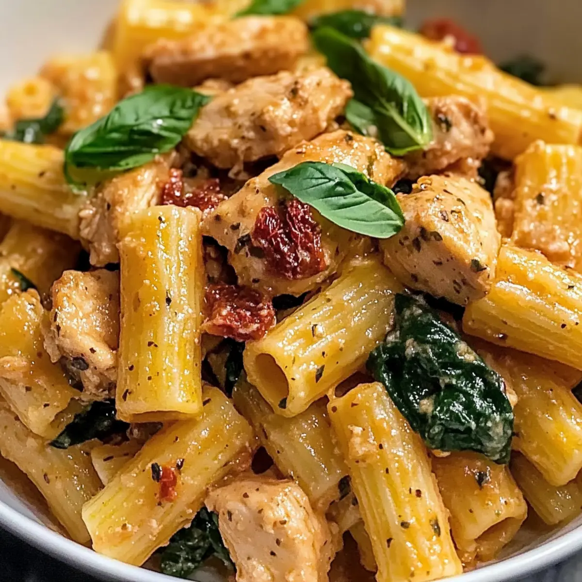 Spicy Tuscan Chicken Pasta Recipe nw5uro