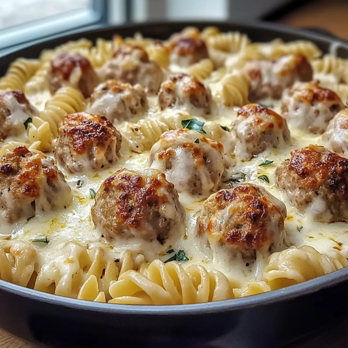 Swedish Meatball Pasta Bake Recipe uakz3z