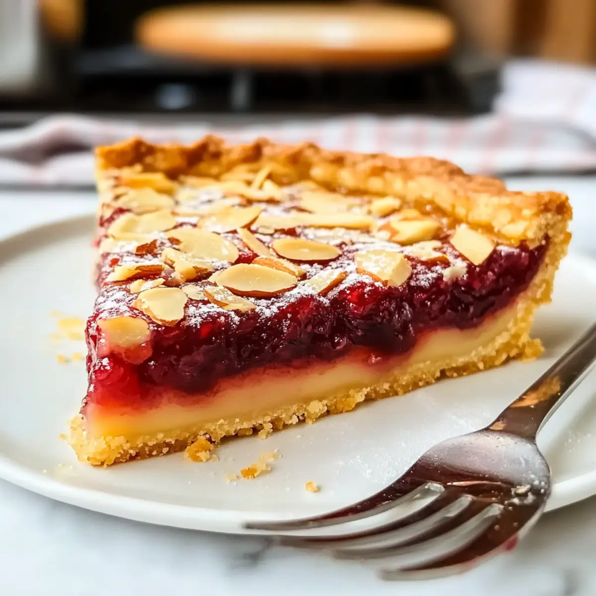 Traditionelles Bakewell-Tarte-Rezept Zutaten: - 200 g Mehl - 100 g Butter - 100 g Zucker - 1 Ei - 100 g gemahlene Mandeln - 100 g Himjam - 2 EL Milch - Puderzucker zum Bestäuben Anleitung: 1. Ofen auf 180°C vorheizen. 2. Mehl und Butter in einer Schüssel vermengen, bis die Mischung krümelig ist. 3. Zucker und Ei hinzufügen und gut verrühren. 4. Die gemahlenen Mandeln unterheben. 5. Den Teig in eine Tarteform drücken. 6. Himbeermarmelade gleichmäßig auf den Teig verteilen. 7. Mandelmischung darauf geben und glatt streichen. 8. 25-30 Minuten backen, bis die Oberseite goldbraun ist. 9. Abkühlen lassen und mit Puderzucker bestäuben.