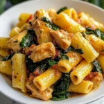 Cremige toskanische Hähnchen-Pasta Rezept in 30 Minuten