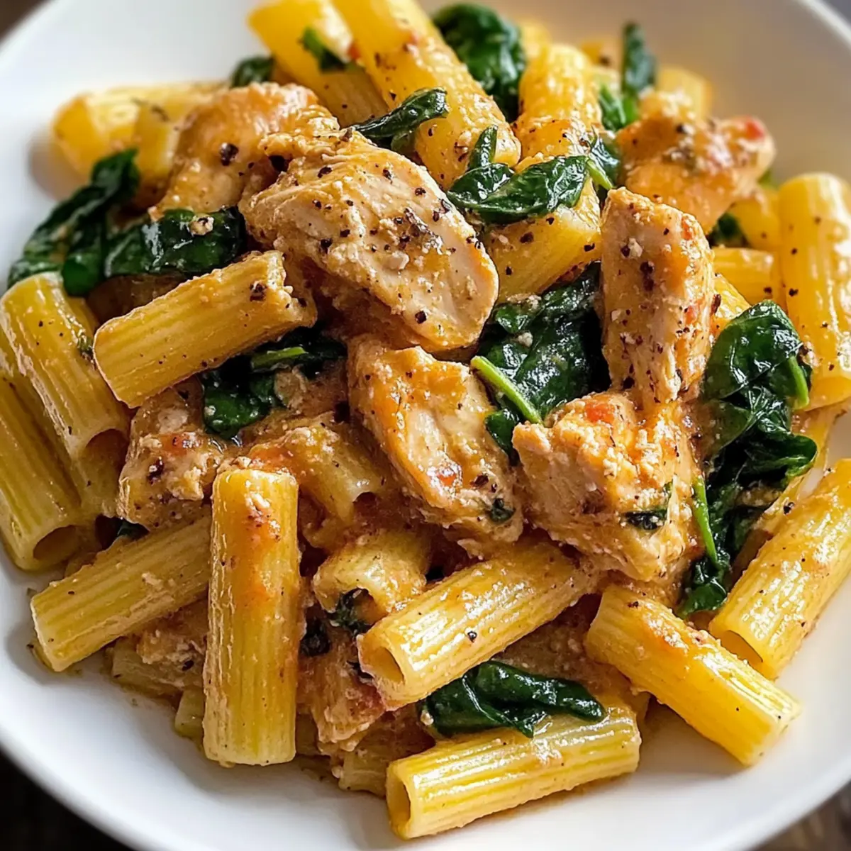 WA¼rzige toskanische HA¤hnchen Pasta Rezept zqufbg