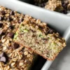 Zucchini-Brot gebackenes Haferflocken Rezept