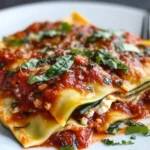 Geschichtete Zucchini Ricotta Schmelze mit Marinara Rezept