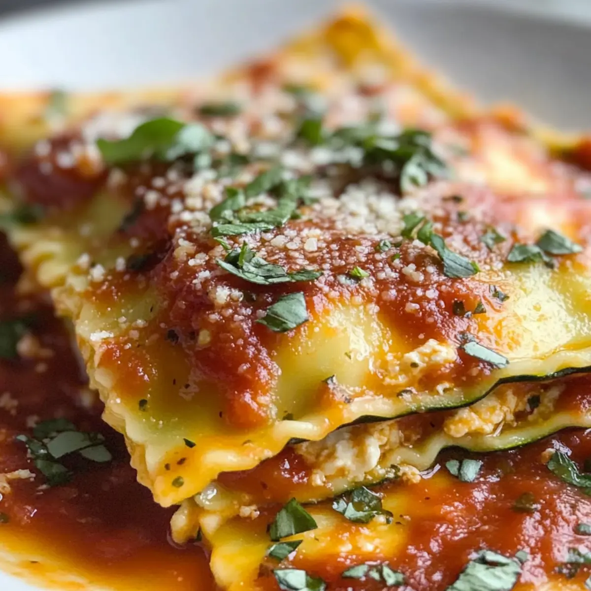 Zucchini Ravioli with Marinara Sauce Recipe ib1hqz