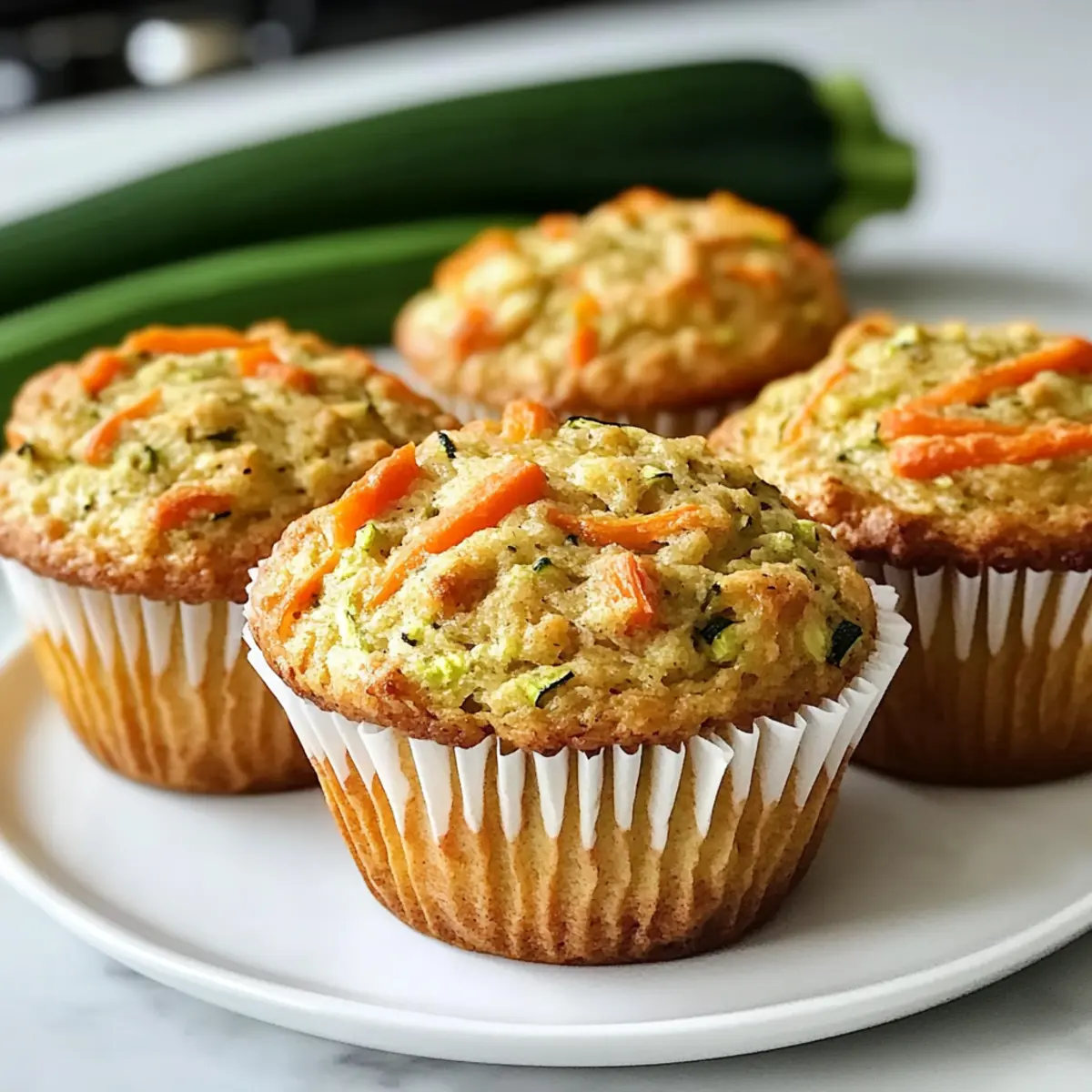 Zucchini and Carrot Breakfast Muffins Recipe znpsbd