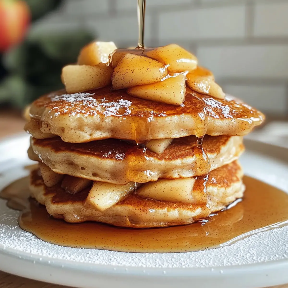 Apple Cinnamon Pancakes wtaysm