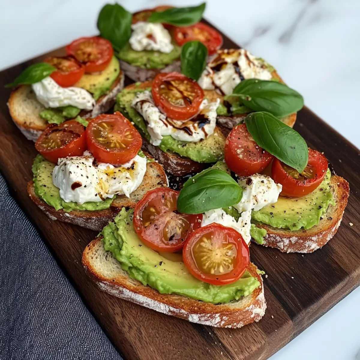 Avocado Burrata Bruschetta cpcg7r