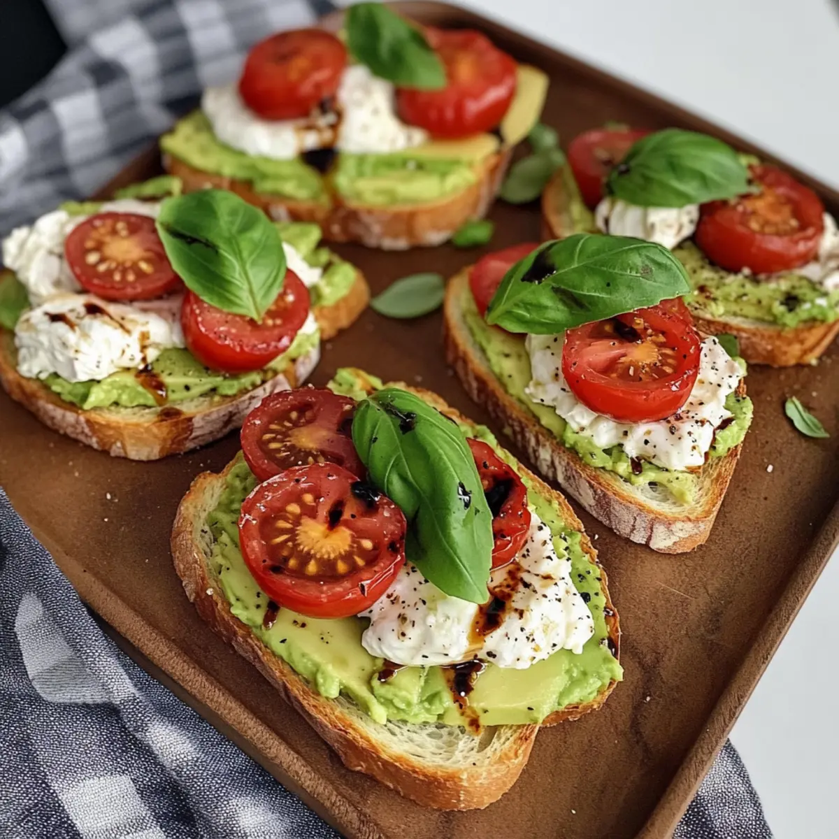 Avocado Burrata Bruschetta pkcrw5