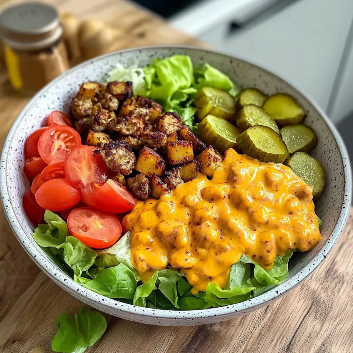 Gesunde Burger Bowl yuv9ub