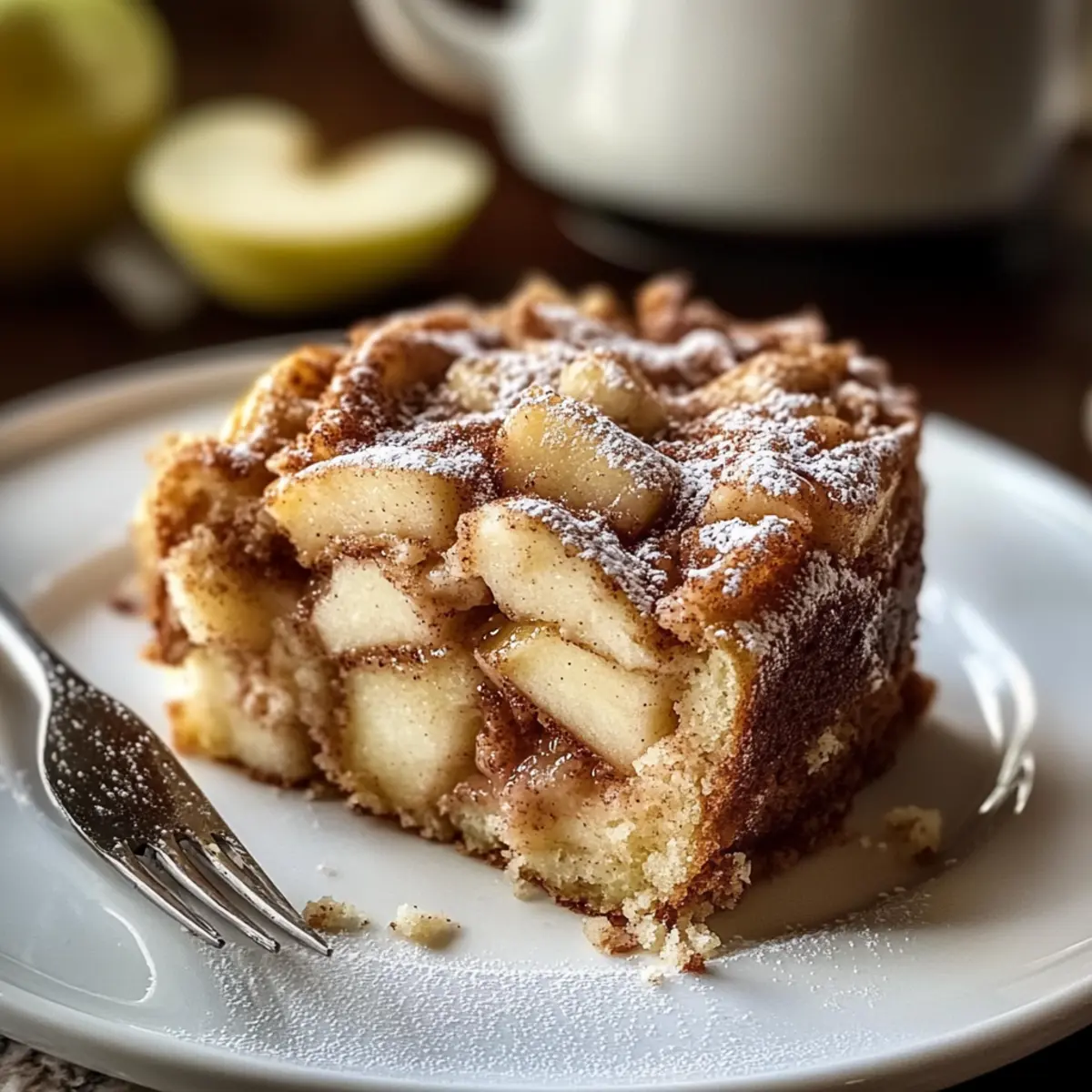 Saftiger Zimtschnecken Apfelkuchen wtasli
