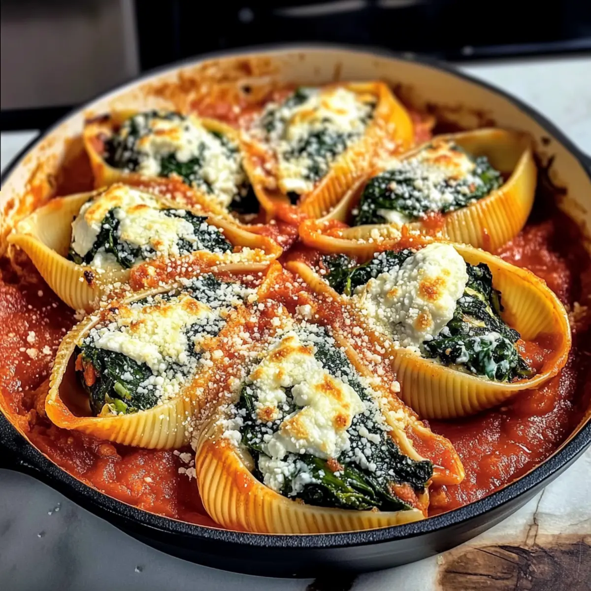 Spinach and Ricotta Stuffed Shells e7hbnq
