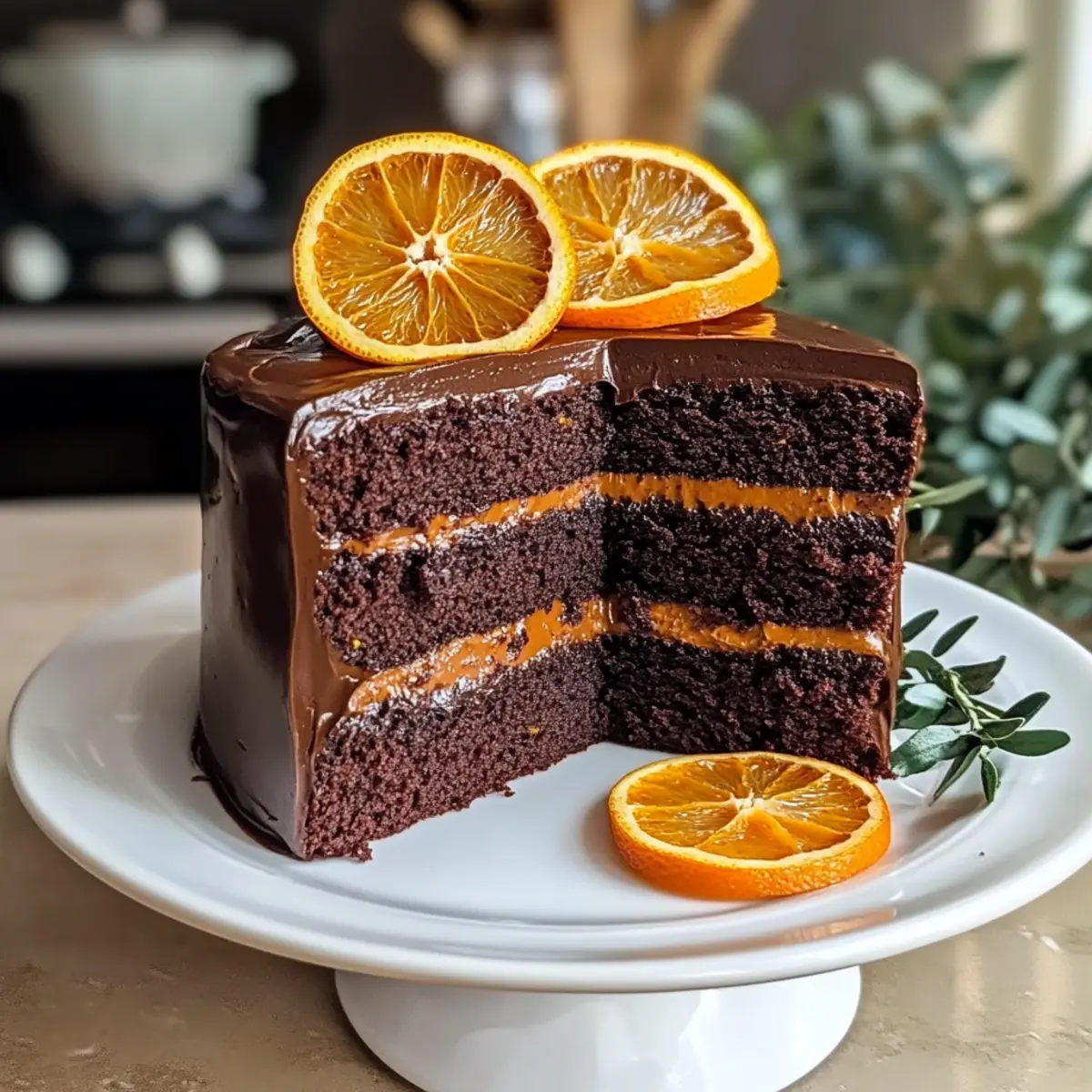 Schokoladenorangenkuchen