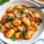 Cremige getrocknete Tomate Gnocchi für Verliebte