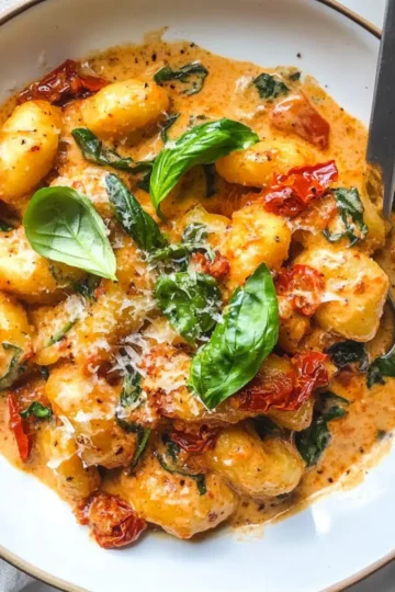 Cremige getrocknete Tomate