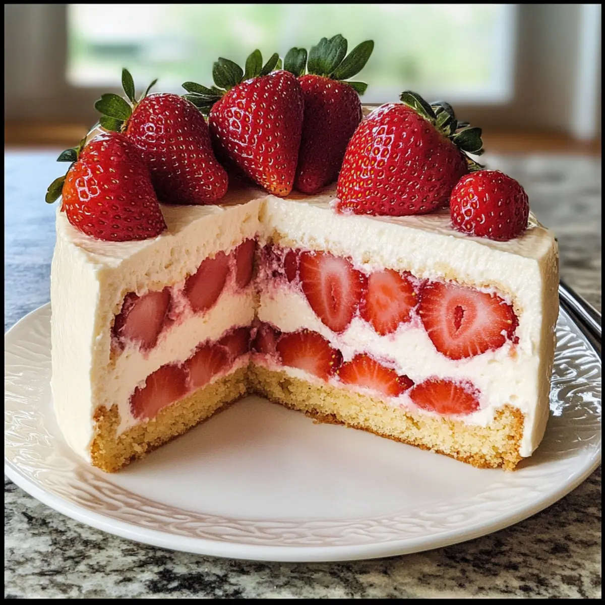 Erdbeer Mascarpone Torte