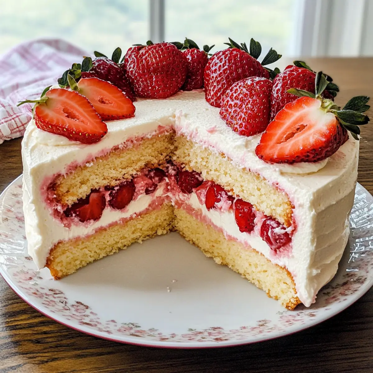 Erdbeer Mascarpone Torte pooovo