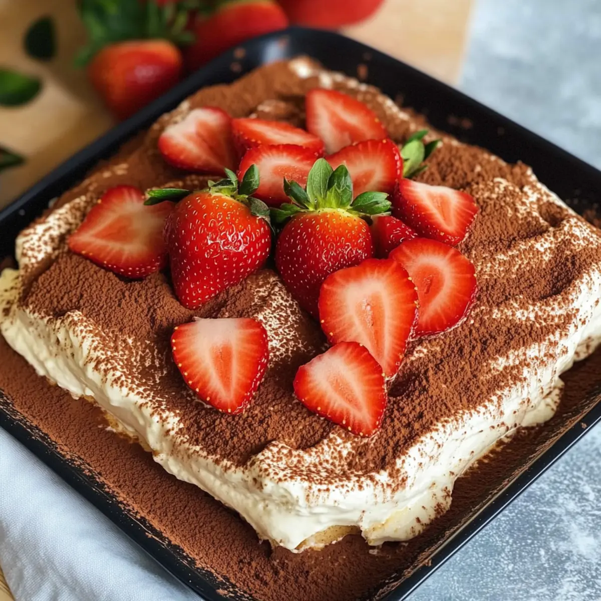 Erdbeer Tiramisu