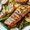 Gegrillter Lachs & Gemüse Rezept