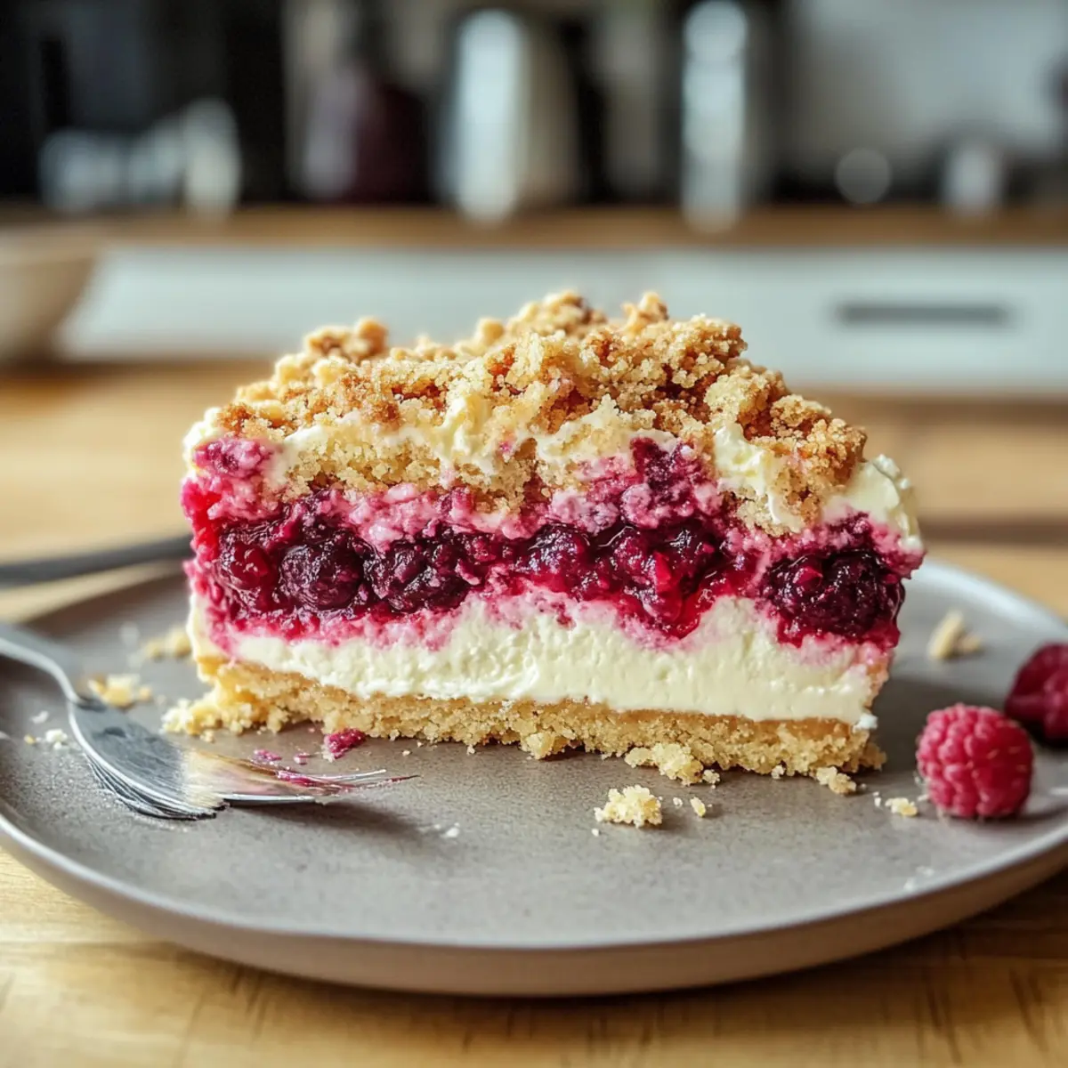 Himbeer Streusel Kuchen mit Joghurt Cheesecake gz2i1k