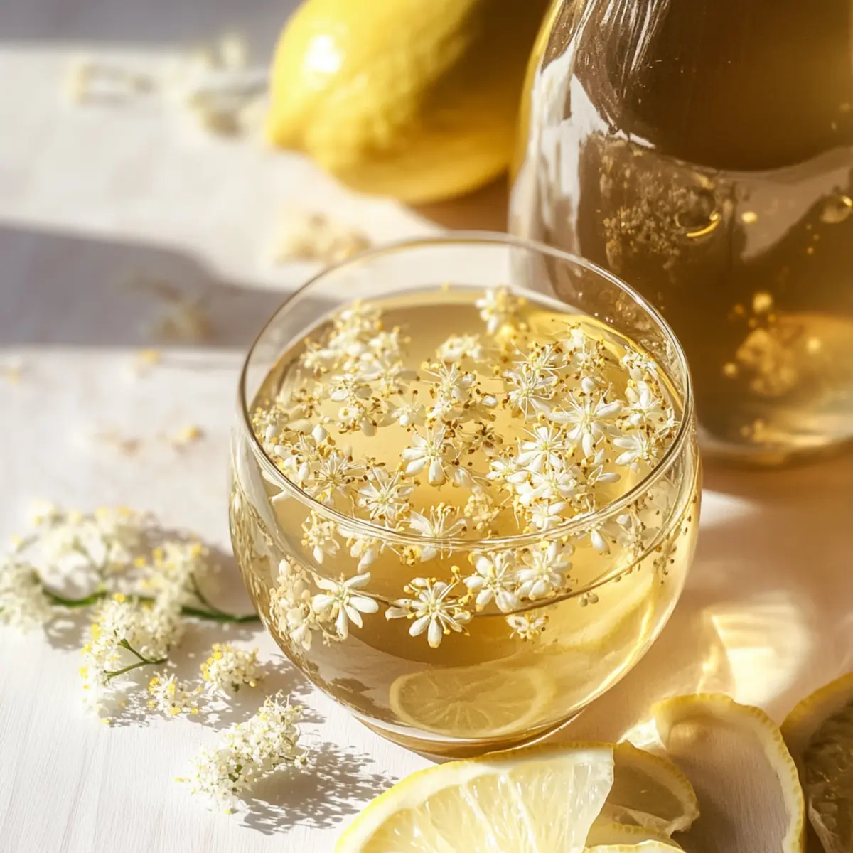 Elderflower syrup