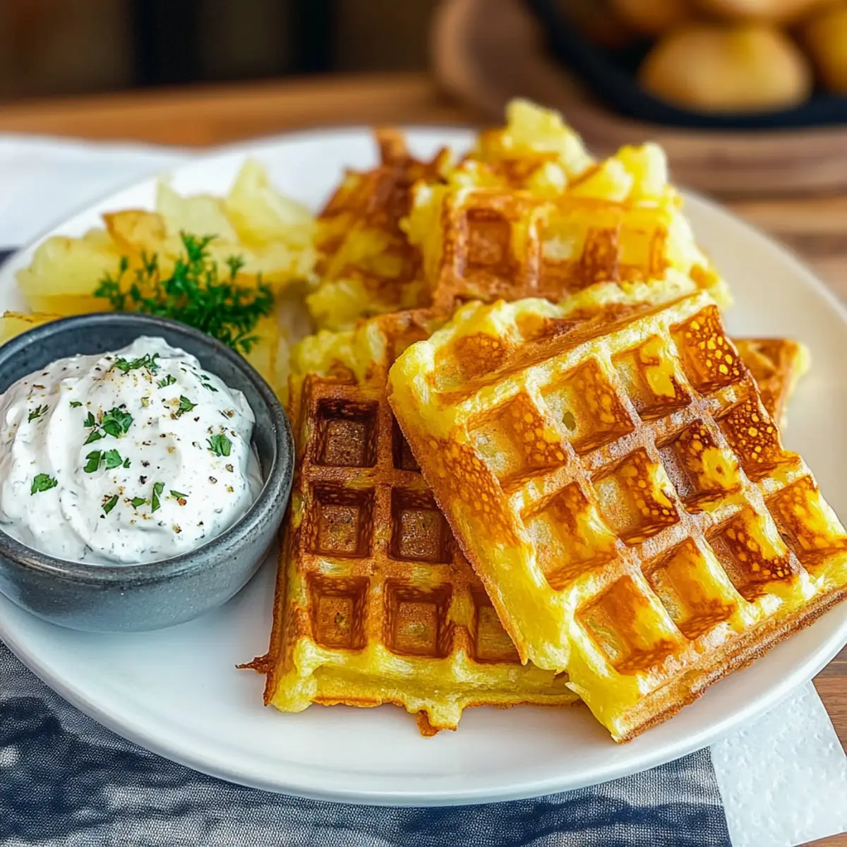 Kartoffelwaffeln