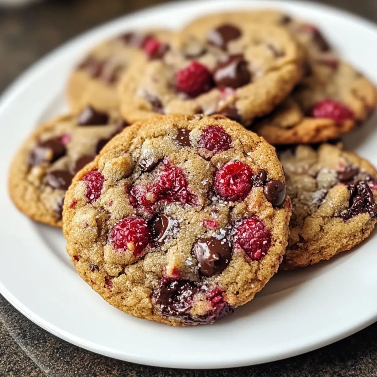 Raspberry Chocolate Chip Cookies w4dl40