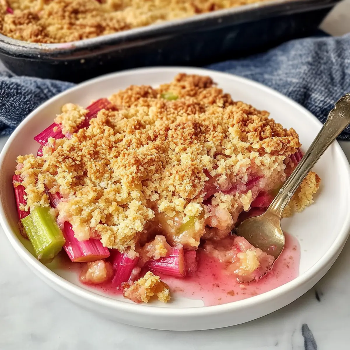 Rhabarber Crumble nejoag