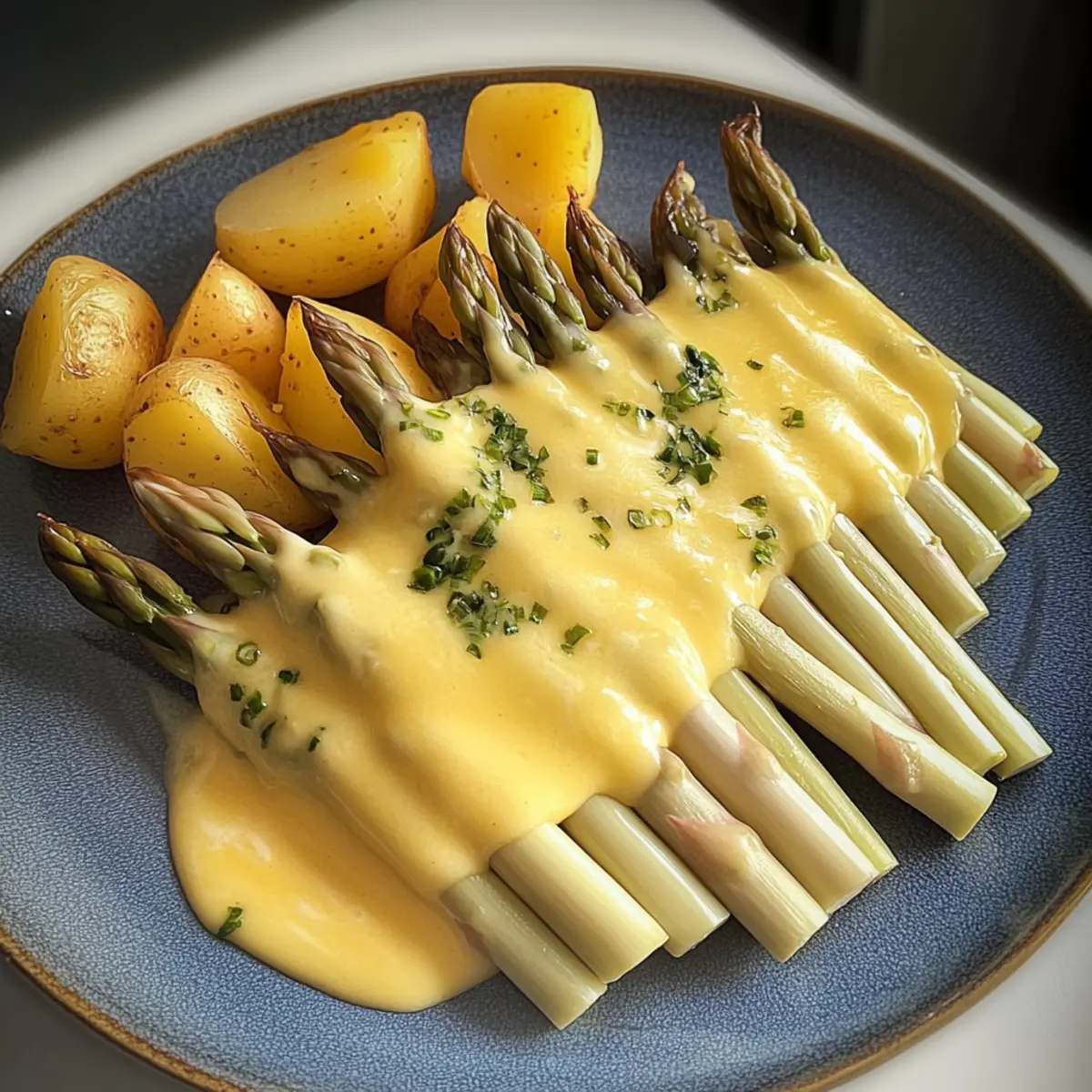 Spargel mit Sauce Hollandaise lm896o