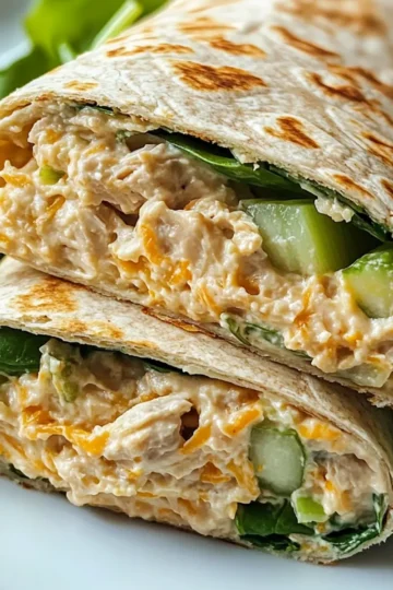 Thunfisch-Schmelz-Wrap