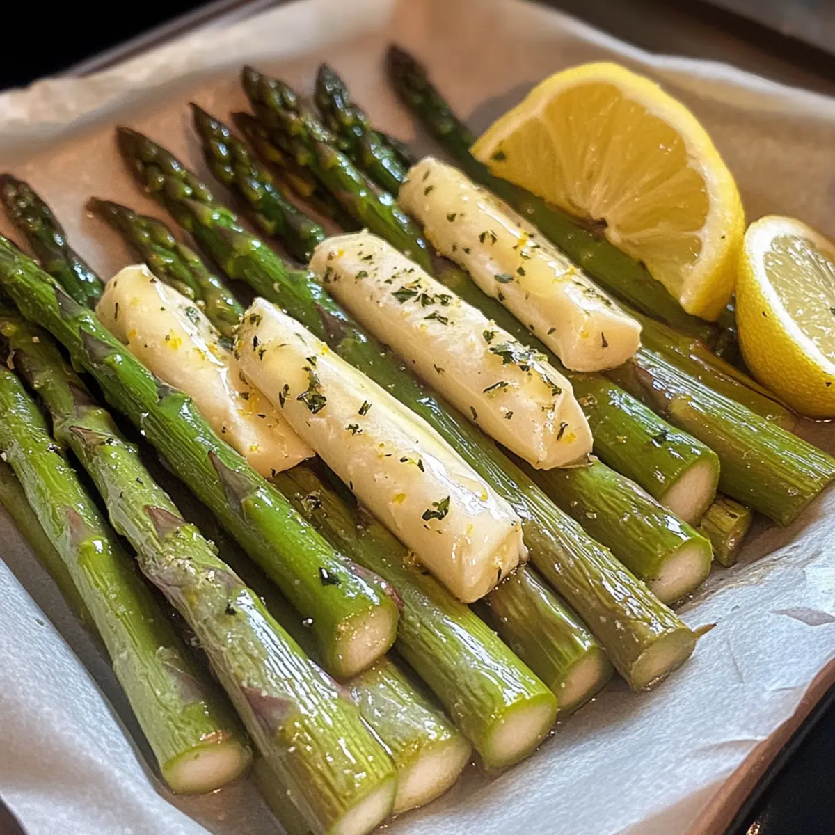 Spargel aus dem Ofen